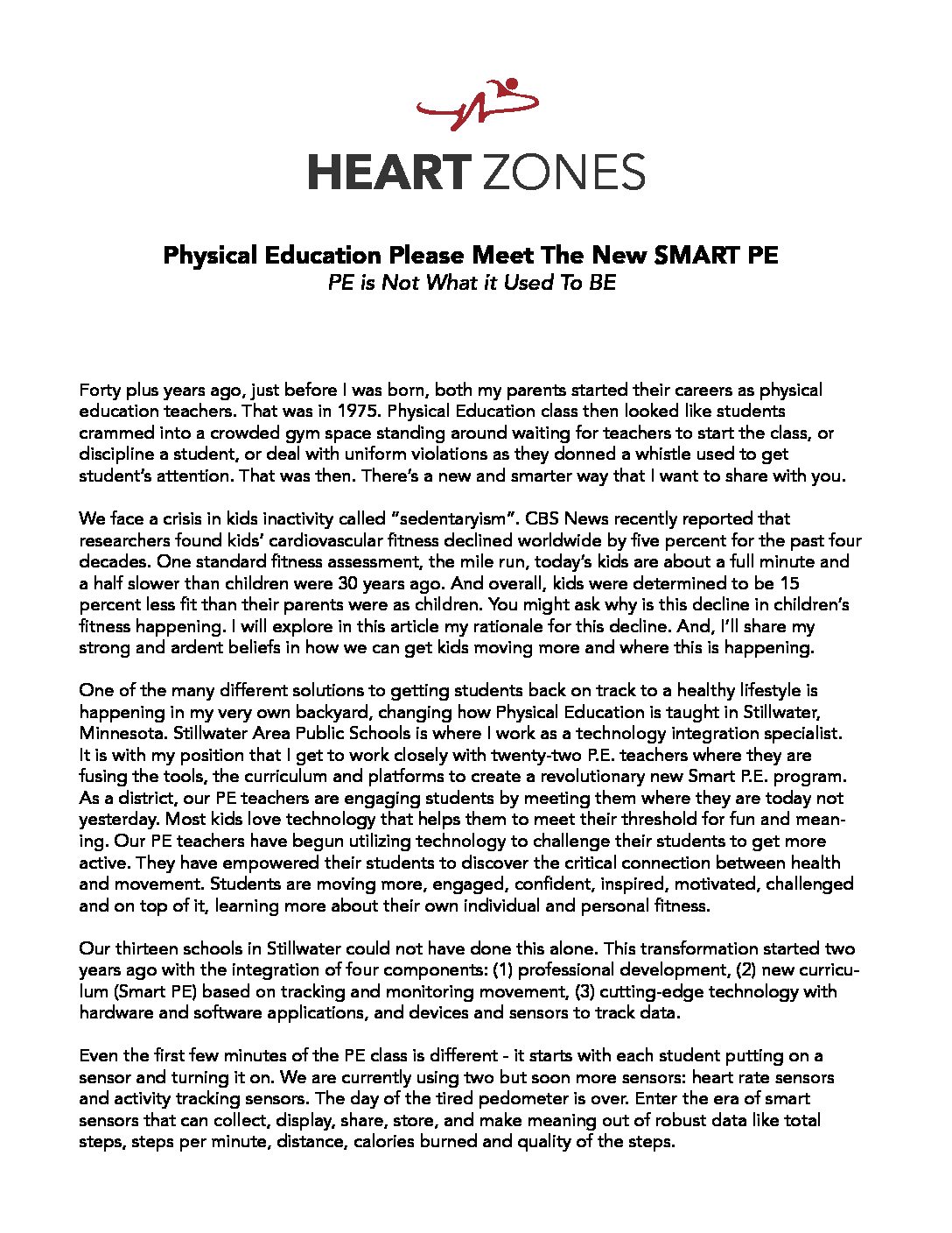 Confessions of a PE teacher